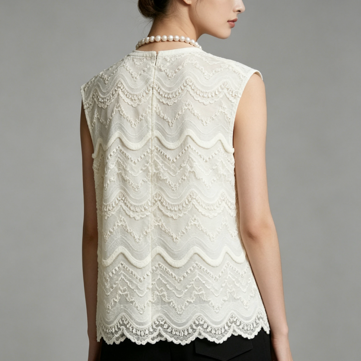 Women's Elegant Lace Sleeveless Top