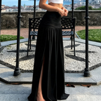 Women's High-Waisted A-Line Skirt