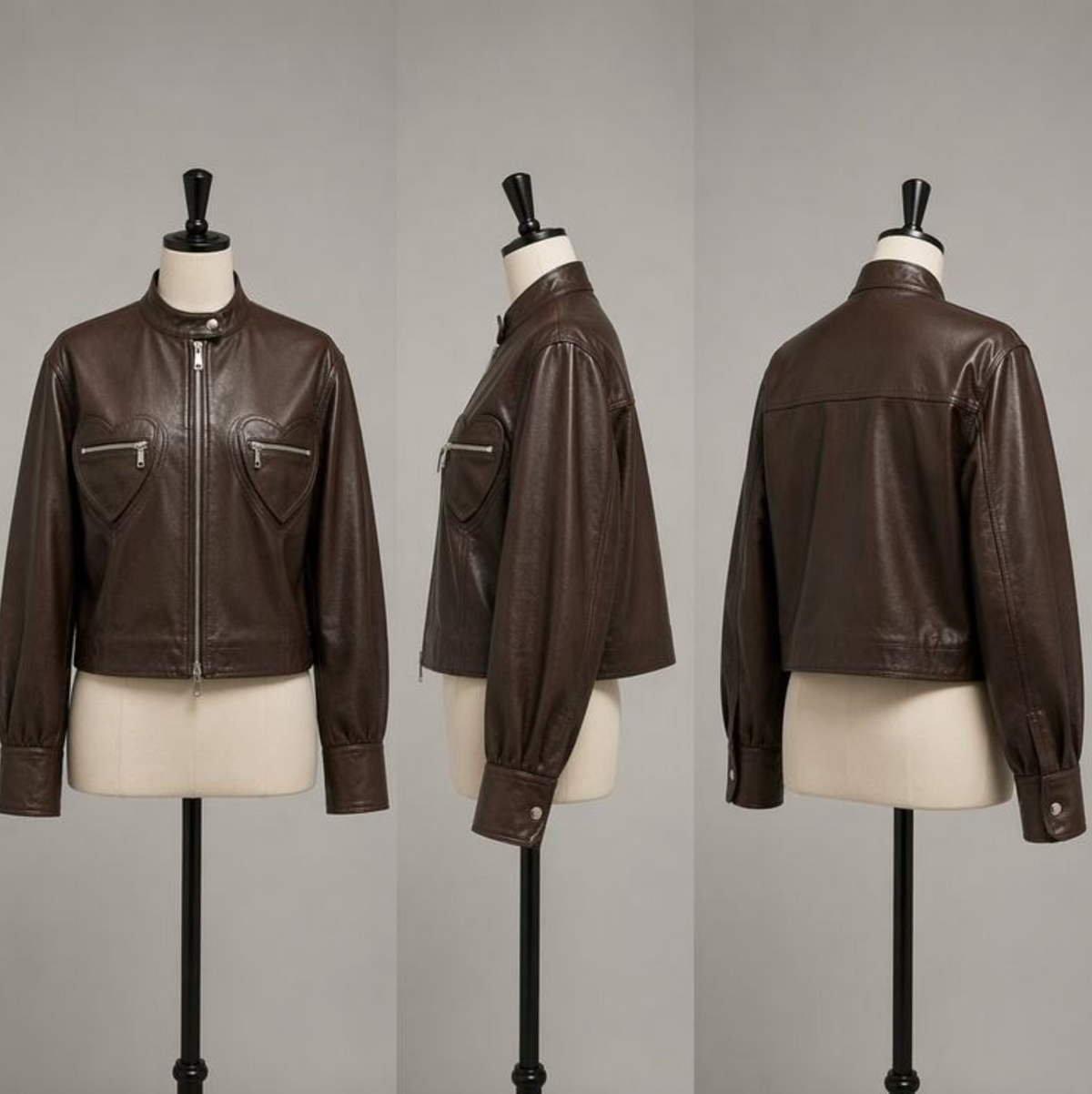Thick Full-Sleeve Zipper Coat