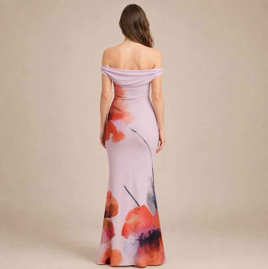 Women's Off-Shoulder Maxi Dress