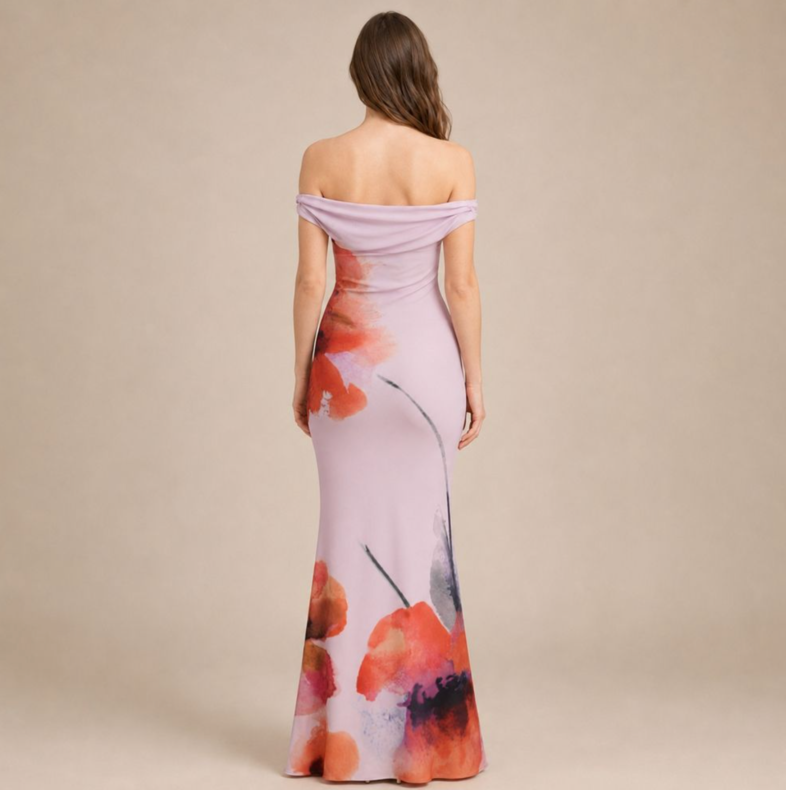 Women's Off-Shoulder Maxi Dress