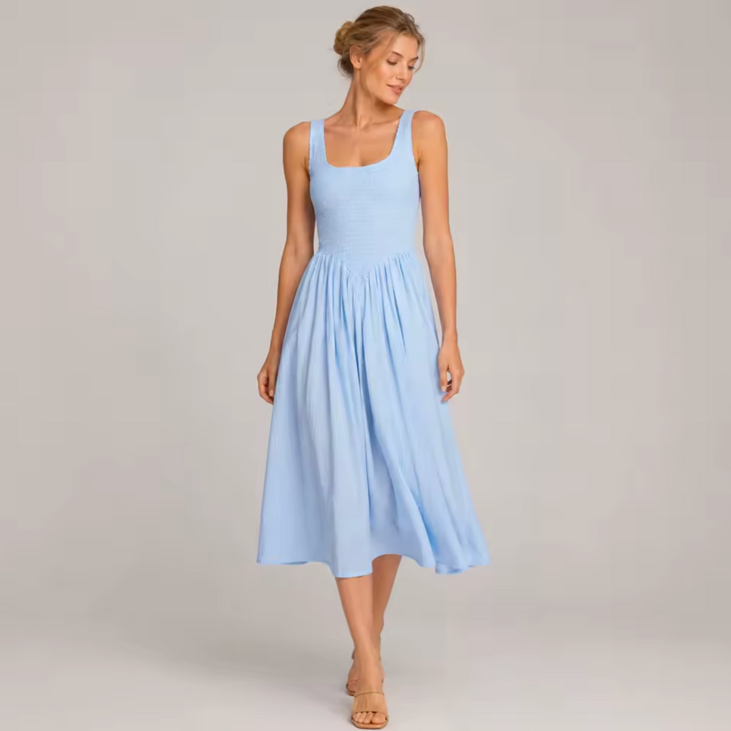 Women's Elegant White Summer Maxi Dress